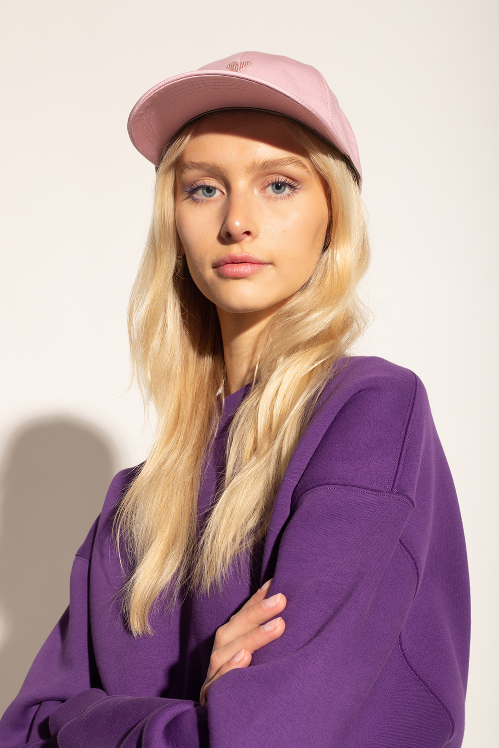Pink Baseball cap Ami Alexandre Mattiussi - two-tone virgin